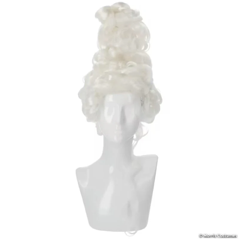 1690's Woman's White Colonial Wig