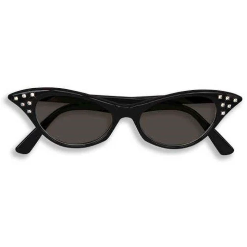 1950's Rhinestone Cat Eye Glasses