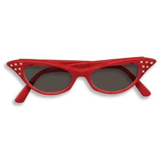 1950's Rhinestone Cat Eye Glasses - Image 3