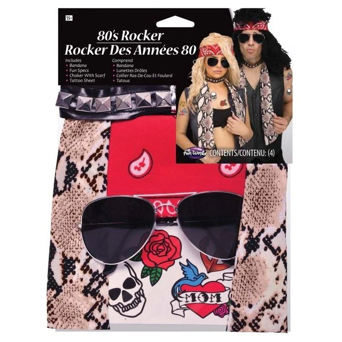 80's Rocker Costume Kit