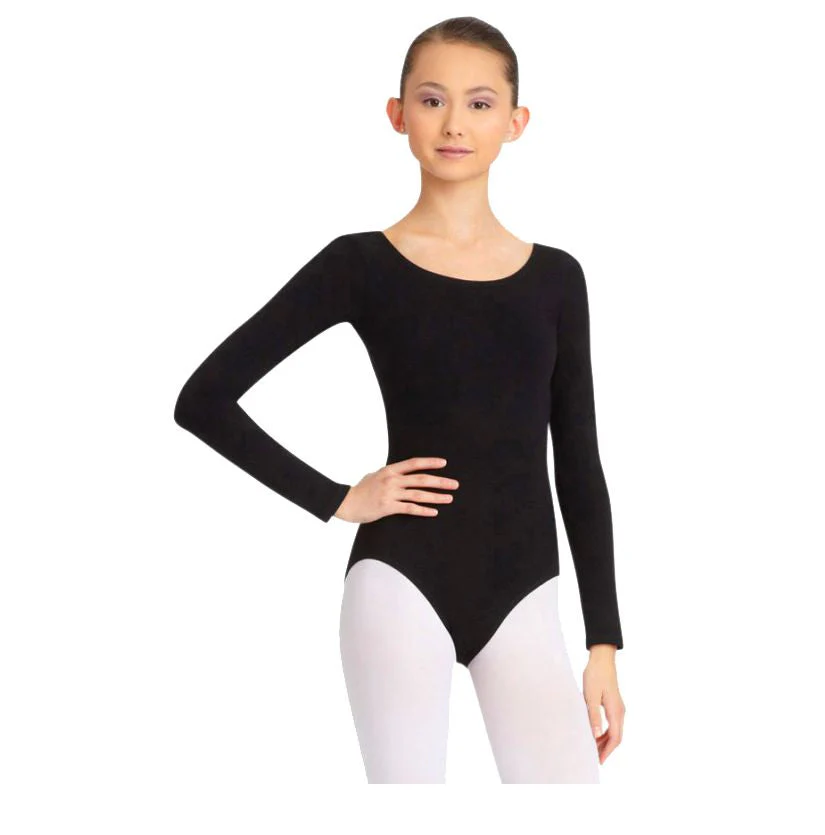 Adult Cotton Long Sleeve Leotard - Capezio® CC450