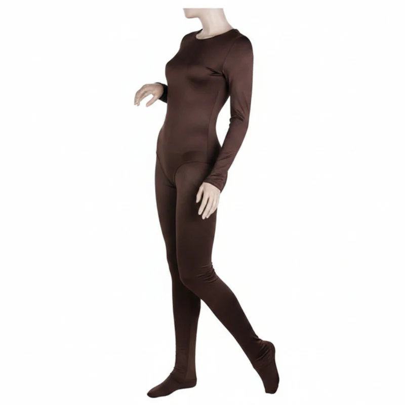 Adult Women's Long Sleeve Footed Unitard