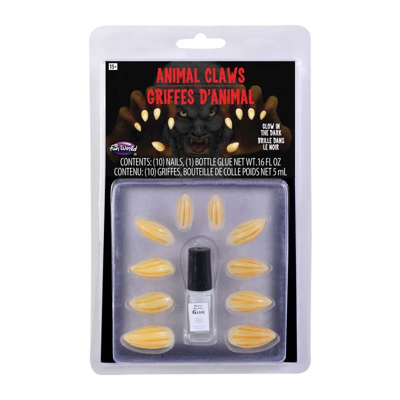 Animal Claws Glow-in-the-Dark