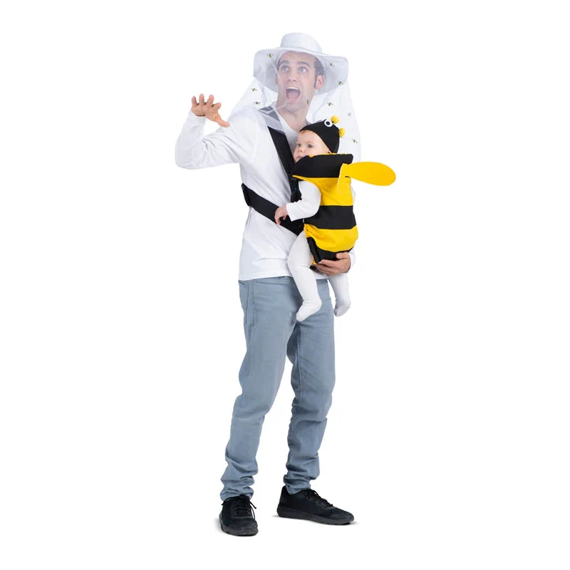 Beekeeper and Baby Bee Adult/Infant Costume Set - Image 2