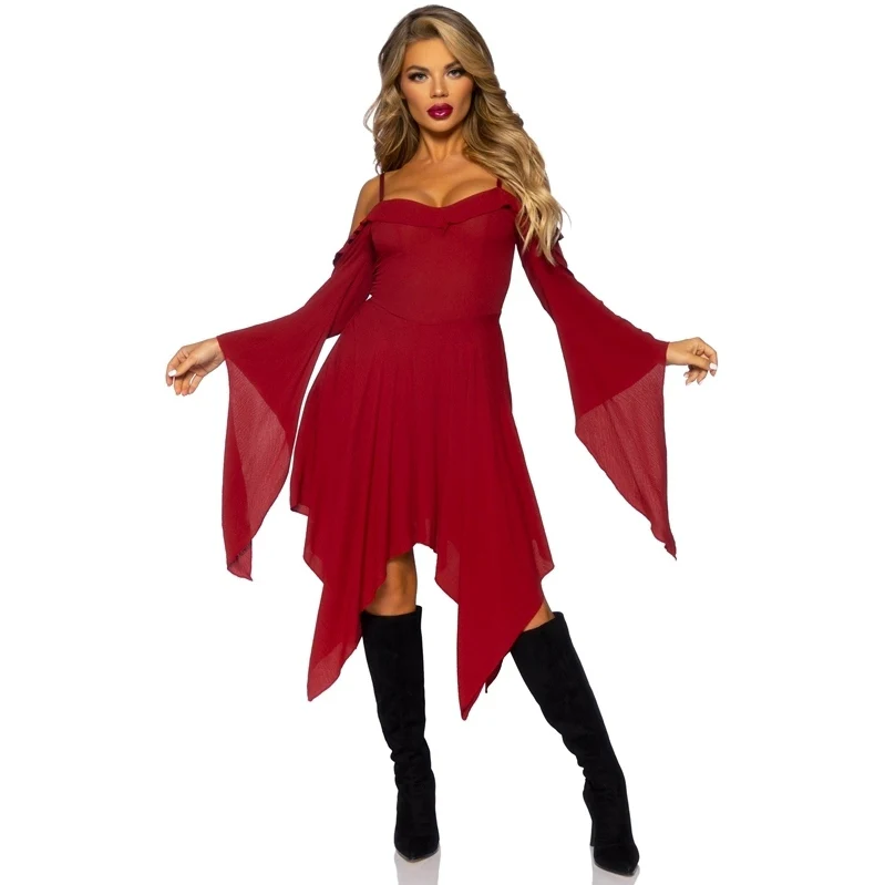 Bell Sleeve Peasant Dress - Image 5
