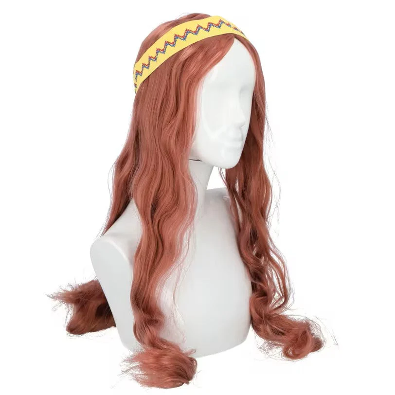 Biblical/Hippie Wig with Headband - Image 2