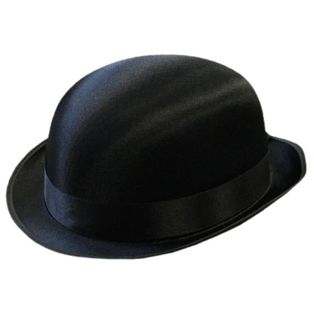 Black Permasilk Derby Kids Hat