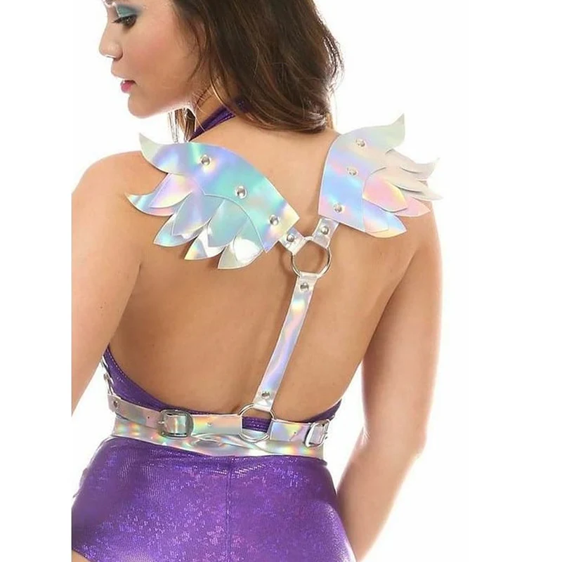 Body Harness Silver Wings
