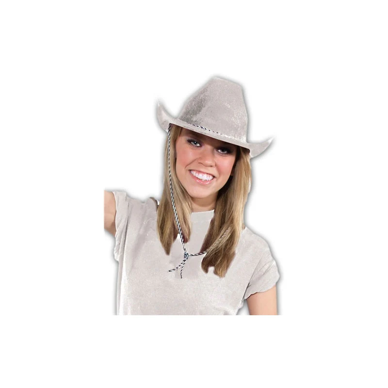 Cowboy Hat - White Felt