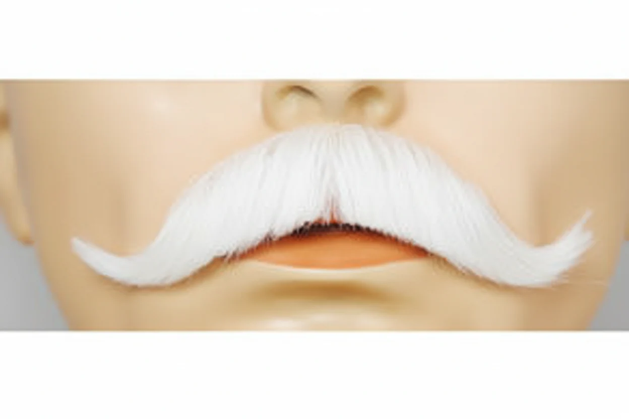 Deluxe Human Hair Edwardian Mustache - Image 2