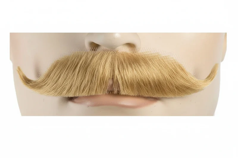 Deluxe Human Hair Edwardian Mustache - Image 6