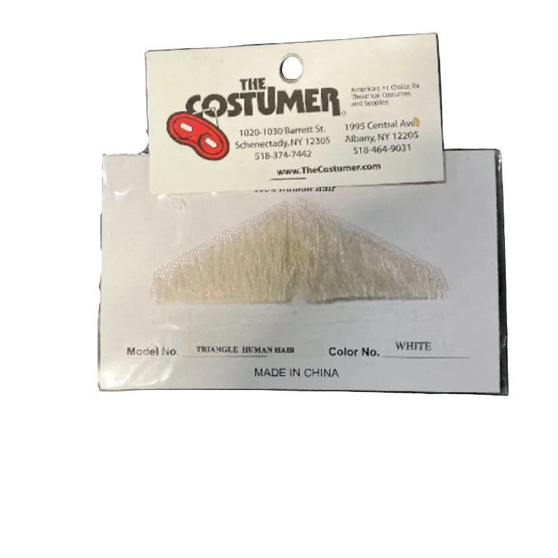 Deluxe Human Hair Triangle Mustache - Image 3