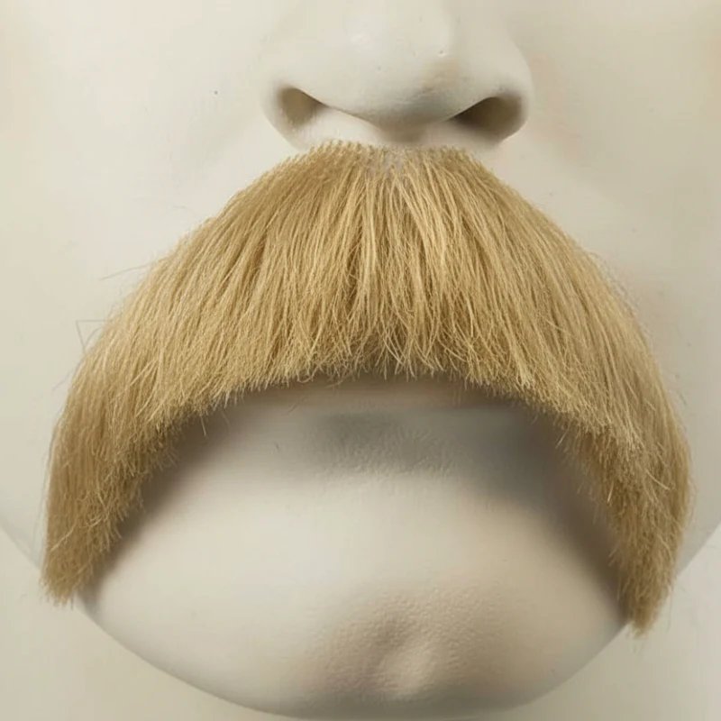 Deluxe Human Hair Walrus Mustache - Image 2