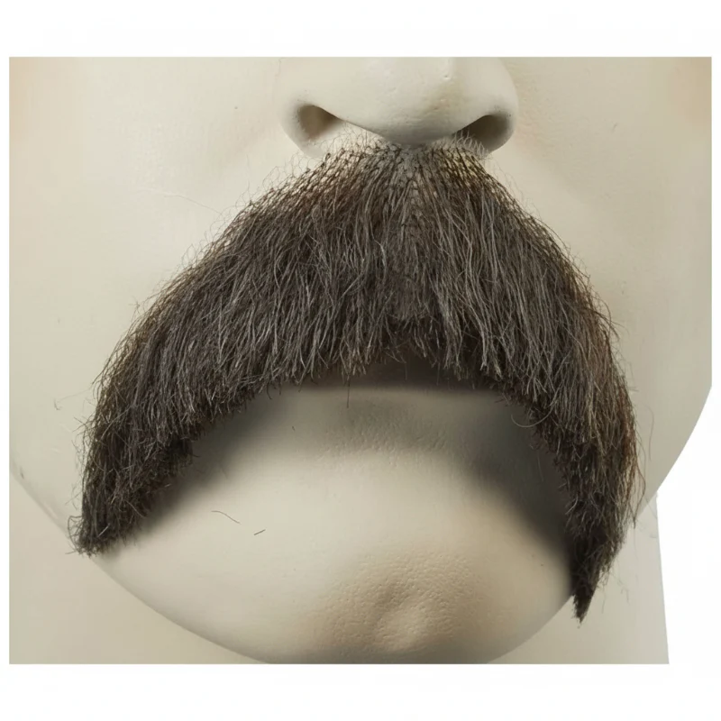 Deluxe Human Hair Walrus Mustache - Image 4