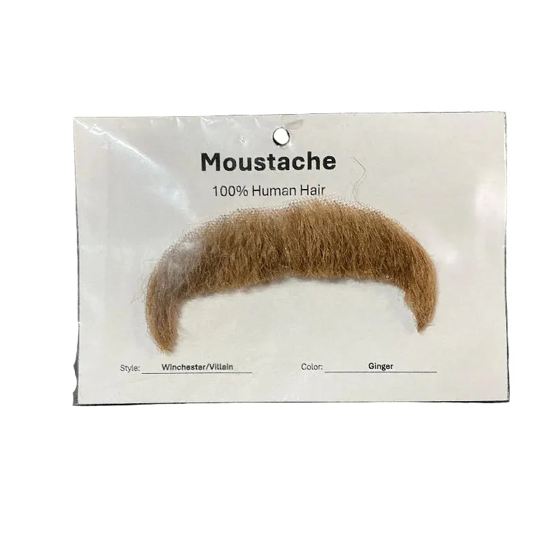 Deluxe Human Hair Winchester Mustache - Image 4