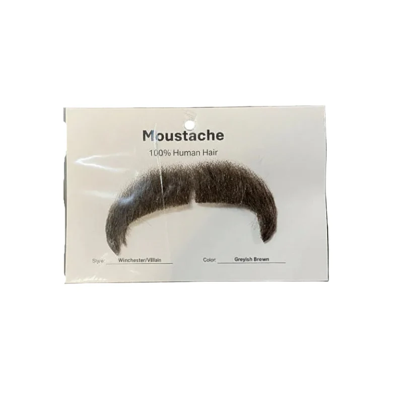 Deluxe Human Hair Winchester Mustache - Image 5