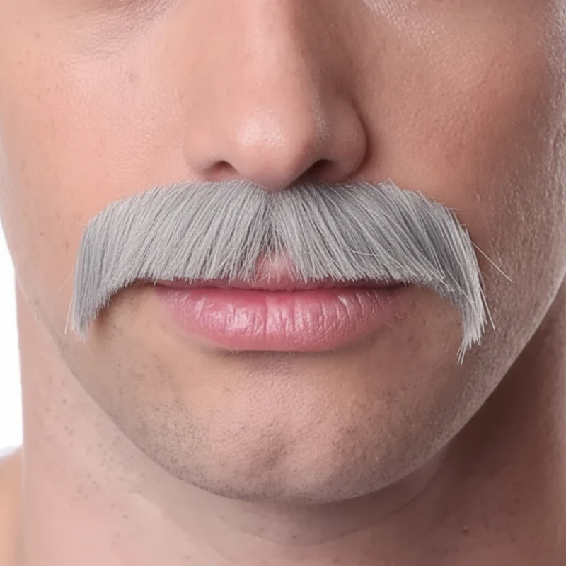 Deluxe Human Hair Winchester Mustache - Image 8