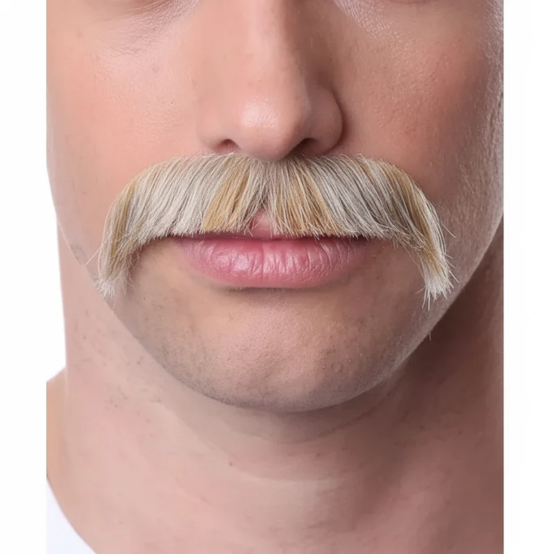 Deluxe Human Hair Winchester Mustache - Image 9