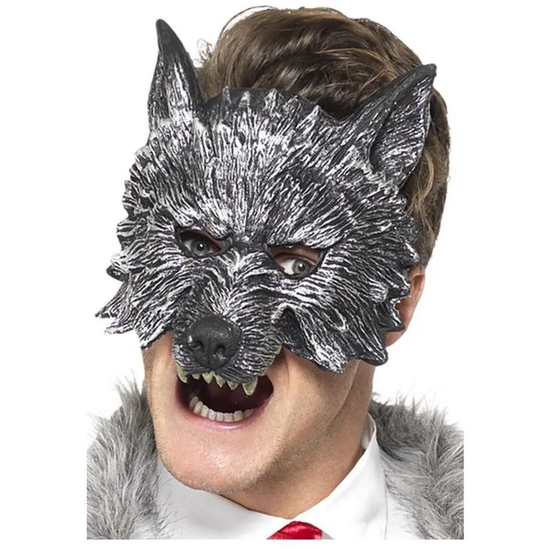 Deluxe Wolf Animal Mask