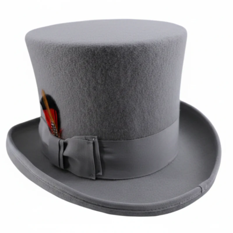 Deluxe Wool Felt Top Hat - Image 4