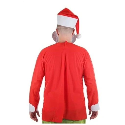 Dr. Seuss Grinch Santa Costume Adult - Image 2
