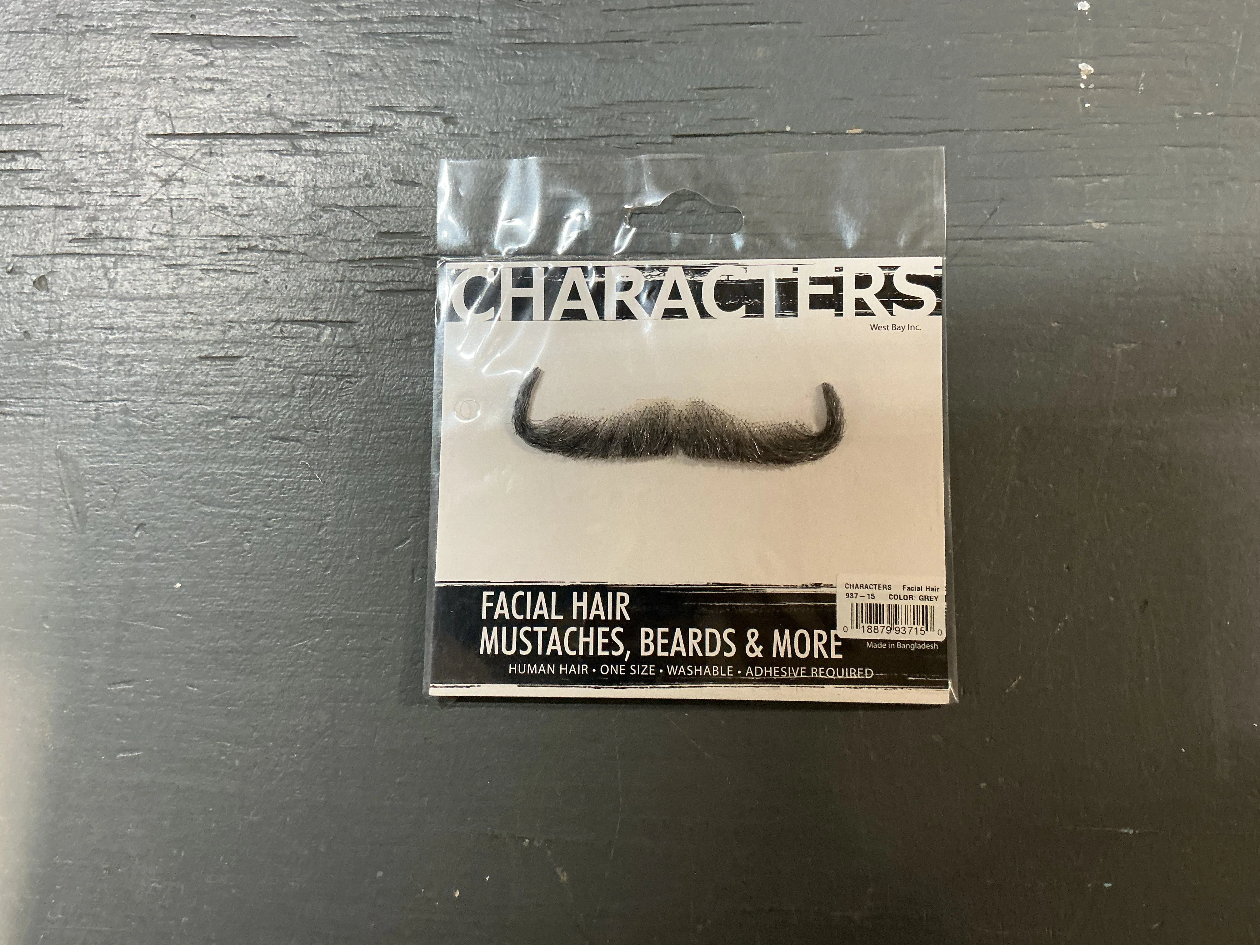 Economy Human Hair Debonair Mustache - Image 3