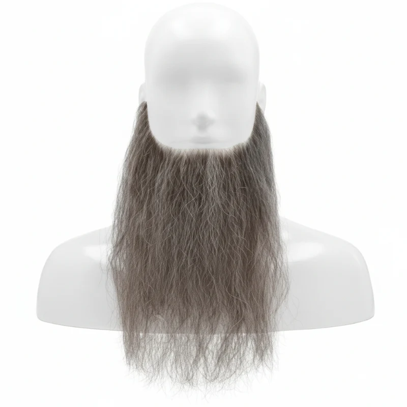 Eight Inch Wavy Full Face Beard - Image 5