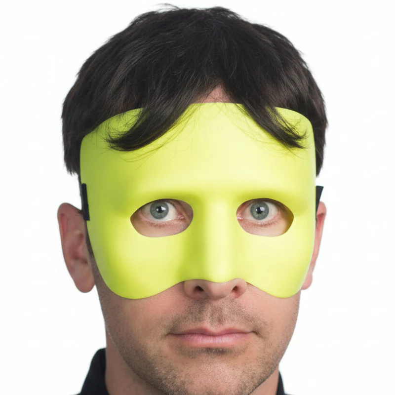 Fluorescent Gonzo Half Mask