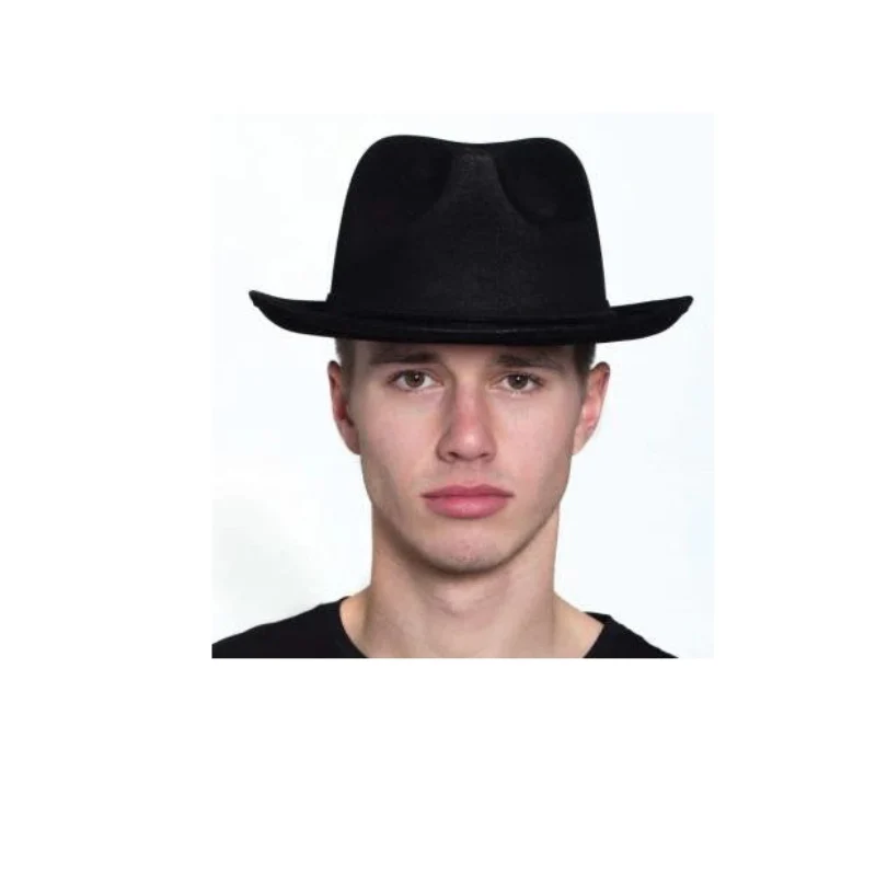 Gangster Hat Black