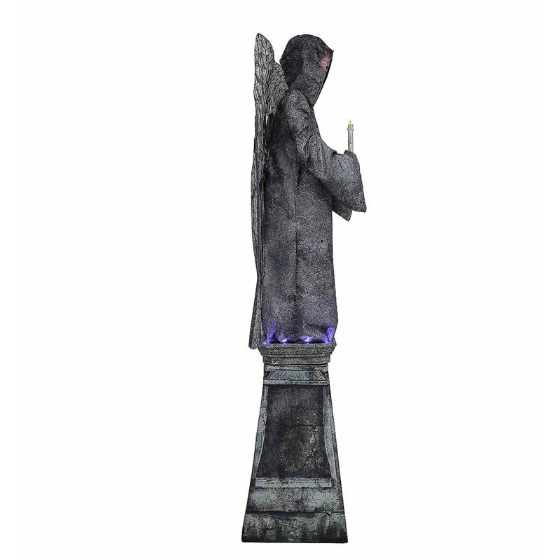 Giant 96" Cemetery Angel Animated Halloween Decoration - Image 2
