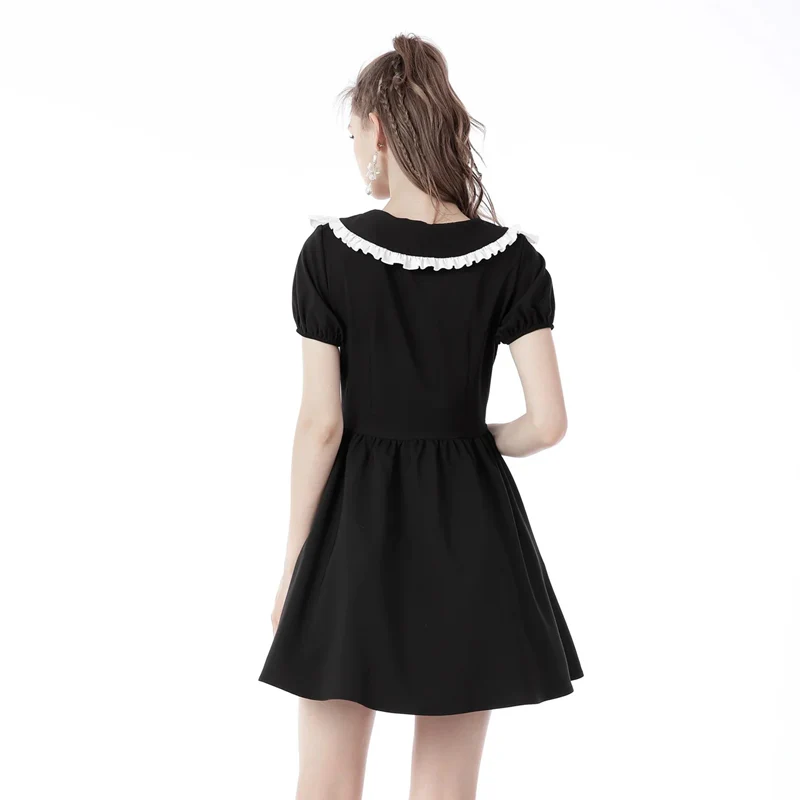 Gothic Embroidered Contrast Dress Adult - Image 3
