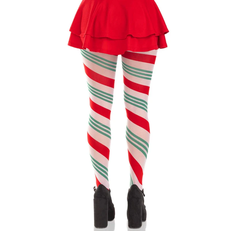 Holiday Ribbon Striped Tights - Image 4