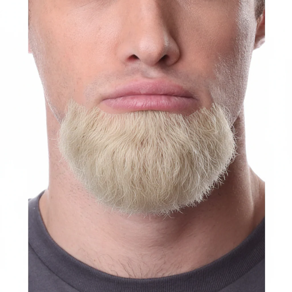 Human Hair 3 Point Beard - Image 4