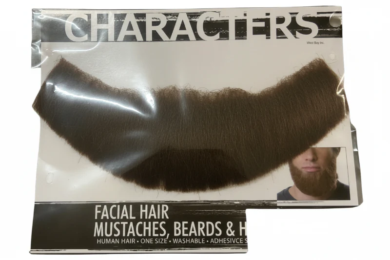 Human Hair Full Face Beard - Image 4