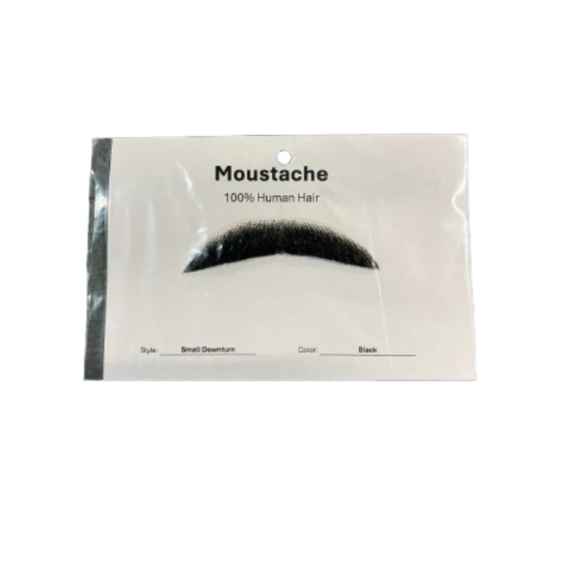 Human Hair Moust Small Downturn
