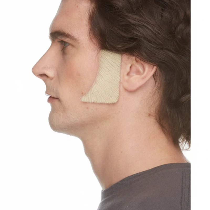 Human Hair Sideburns Mutton Chops - Image 4