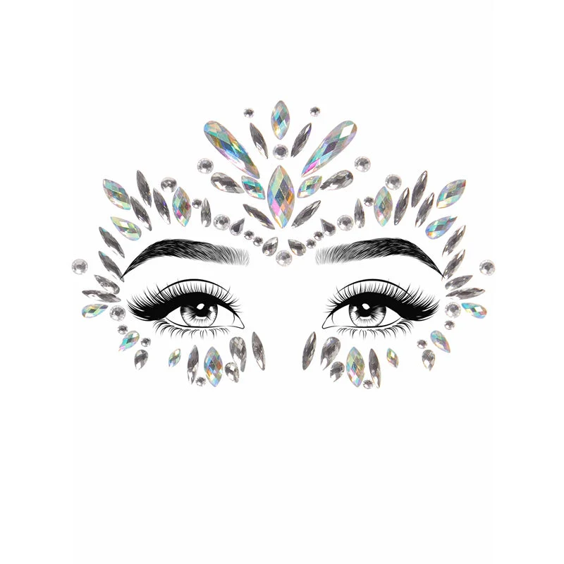 Iris Adhesive Face Jewels - Image 2
