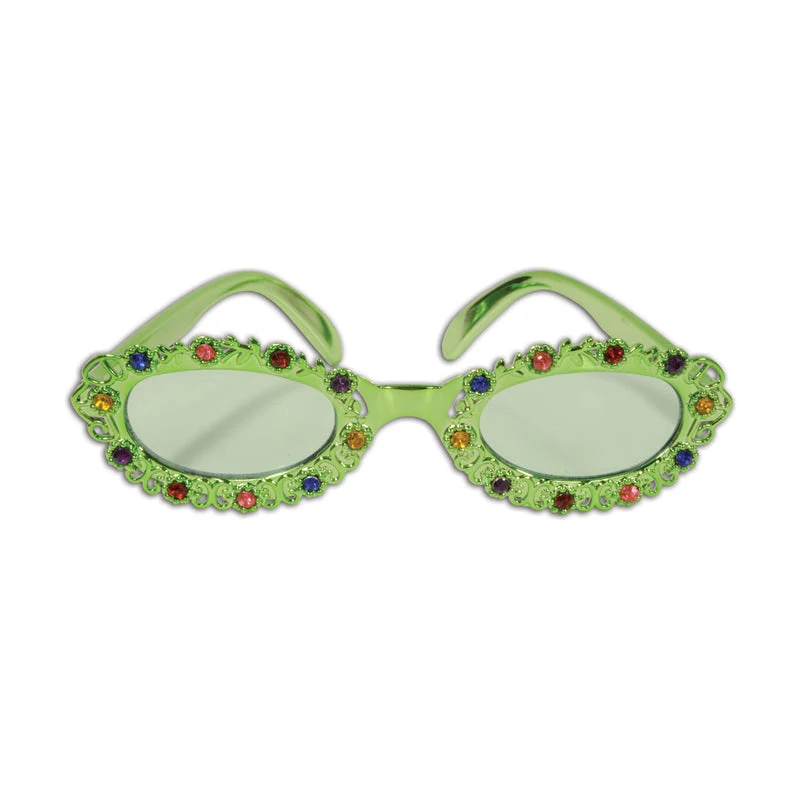 Jeweled Flower Garden Glasses