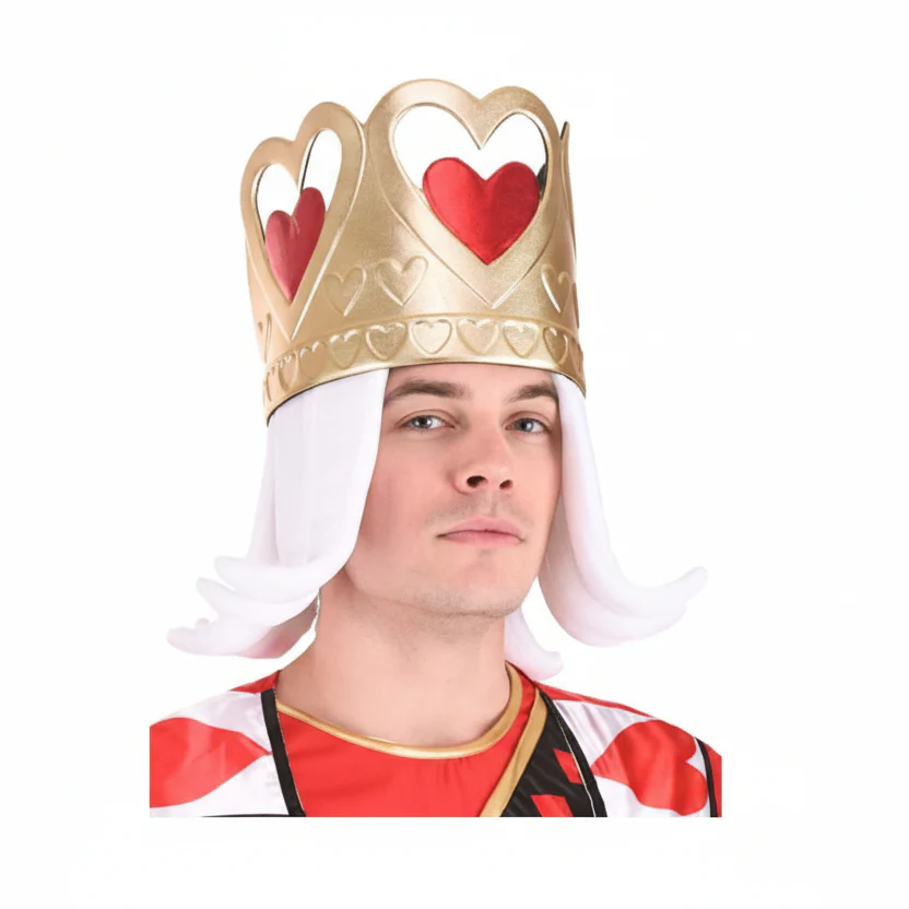 King of Hearts Costume Crown