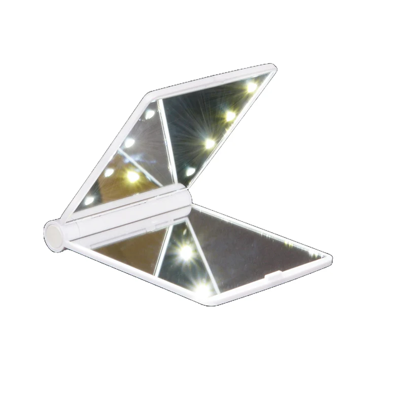 LED Light-Up Cosmetic Makeup Compact Mirror - Image 3