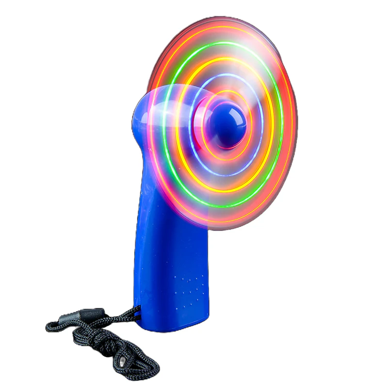 LED Light-Up Necklace Fan - Image 2