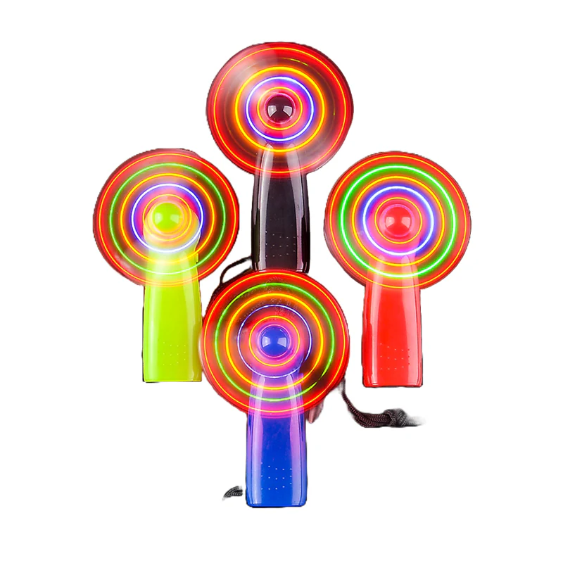 LED Light-Up Necklace Fan - Image 3