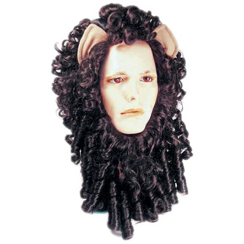 Lion Curly Wig and Mane Set