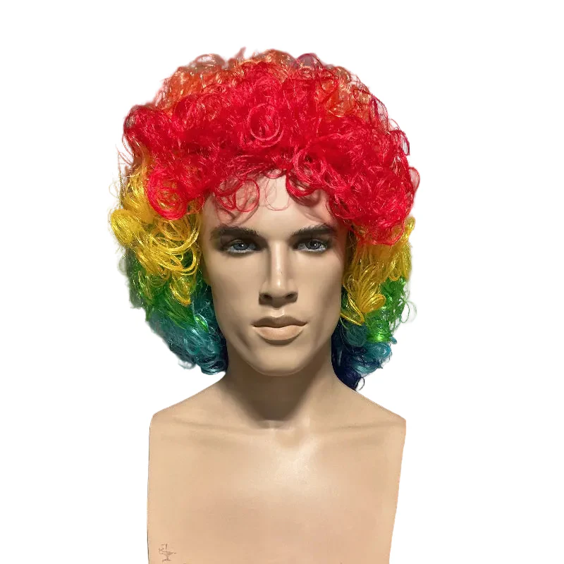 Long Unisex Curly Clown Wig - Image 6