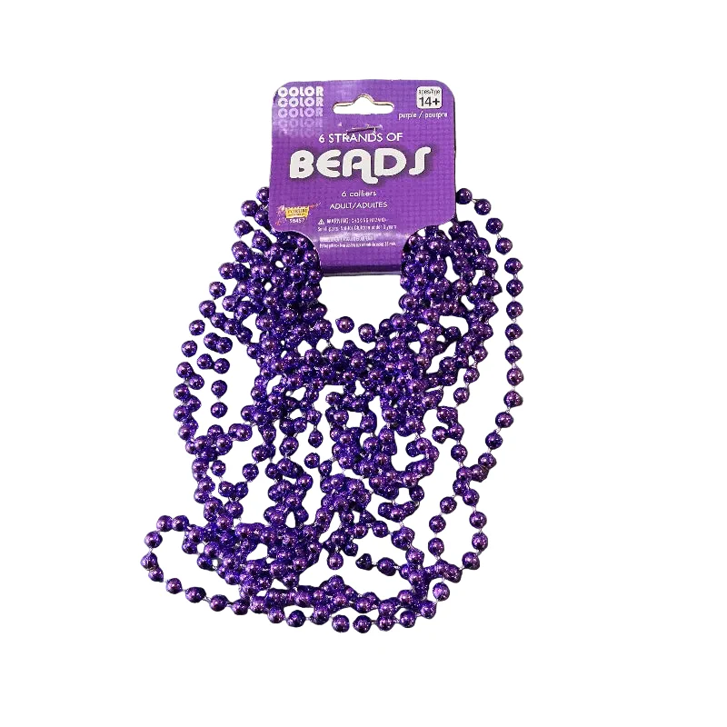 Mardi Gras Beads - 6 Pack - Image 5