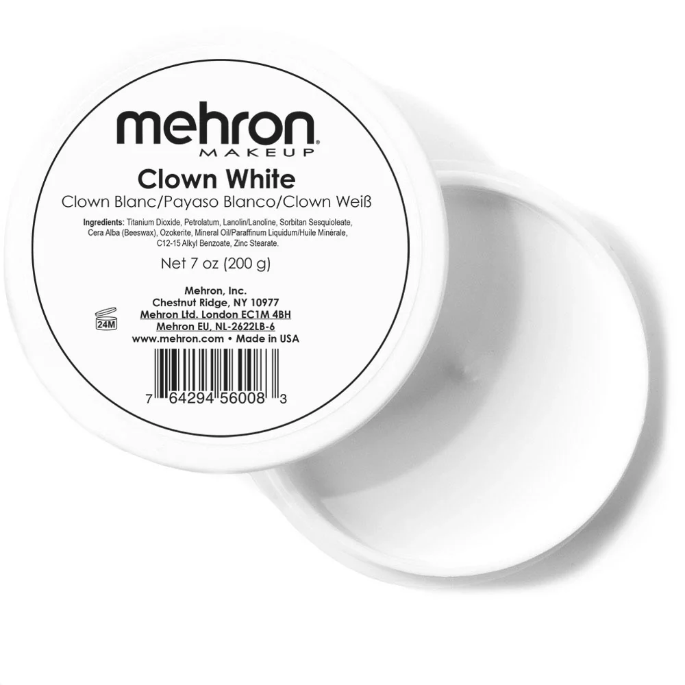 Mehron Clown White Clown Makeup - Image 3