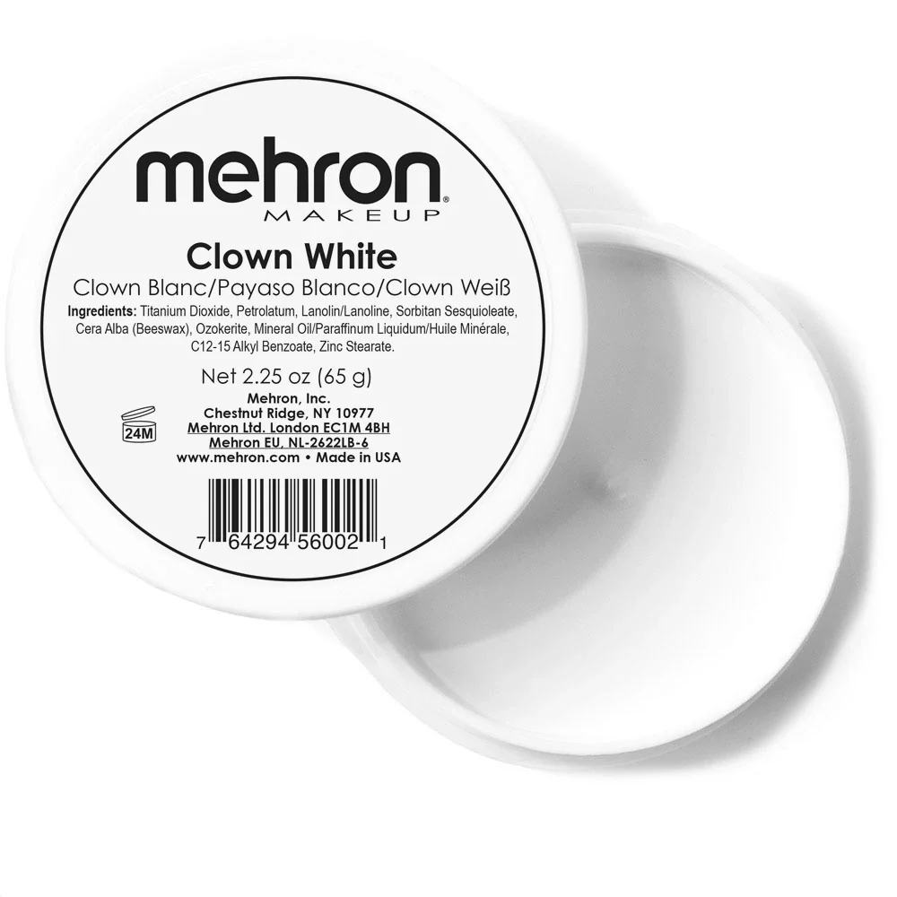Mehron Clown White Clown Makeup - Image 4