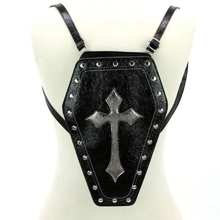 Metallic Cross Coffin Bag - Image 4