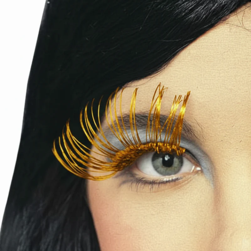 Metallic Tinsel Eyelashes - Long - Image 3