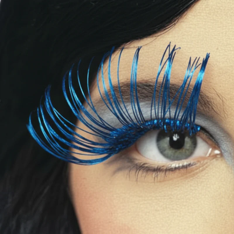Metallic Tinsel Eyelashes - Long - Image 4